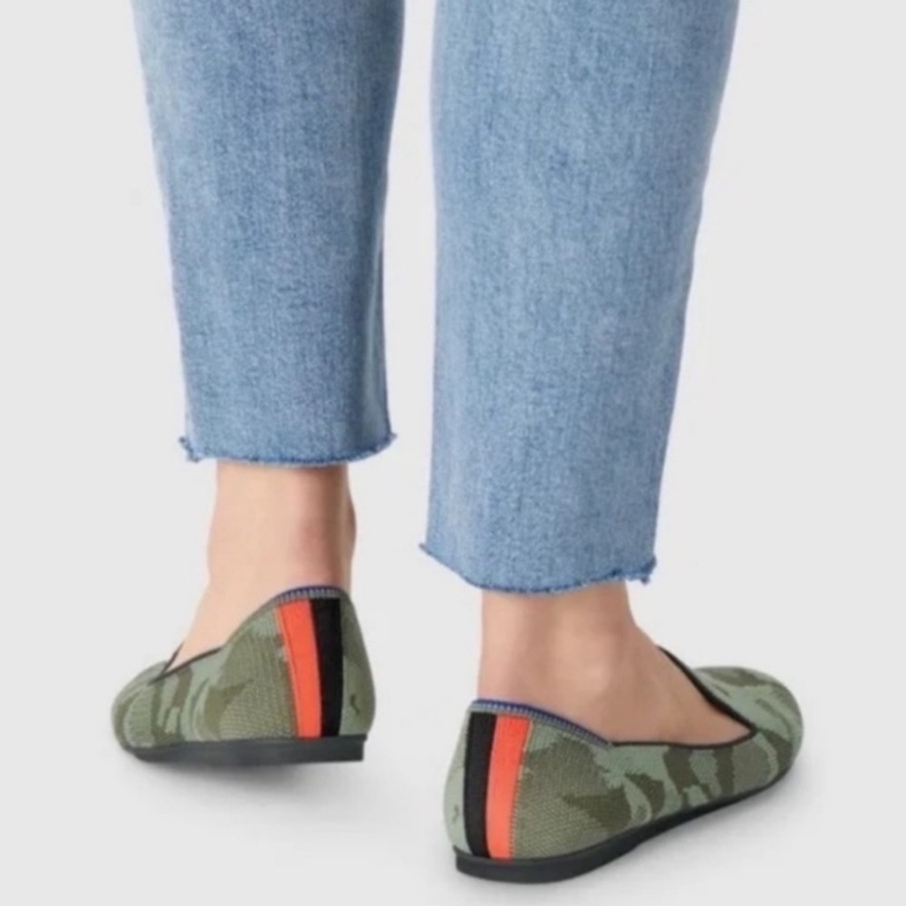 {Rothy’s} The Flat in Olive Camo - Picture 2 of 9